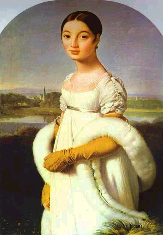 Jean Auguste Dominique Ingres Portrait of Mademoiselle Riviere.